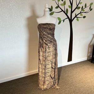 Animal Print Formal Dress